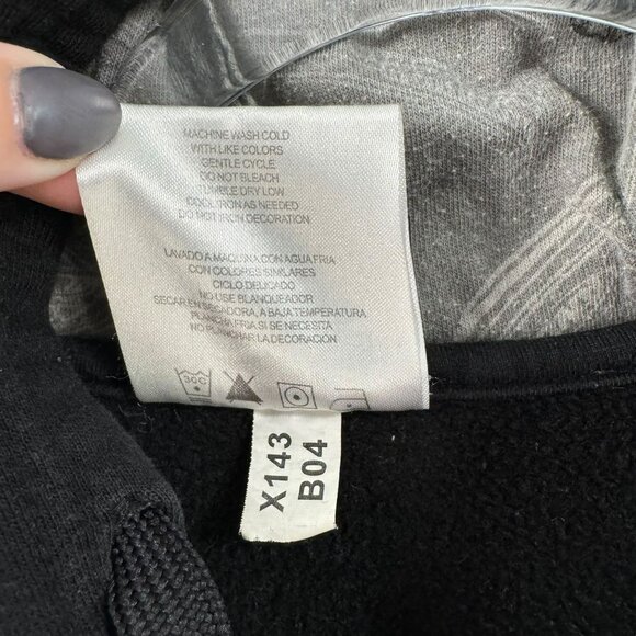 Vintage And1 Mens Black Basketball Hoodie With Zip Front & Pockets Y2K 90s READ - Picture 13 of 13